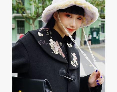 金文聪原创「软萌攻略」秋冬保暖链条可拆毛绒...