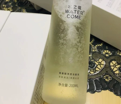 水之蔻氨基酸洗面奶深层清洁毛孔温和卸妆控油...