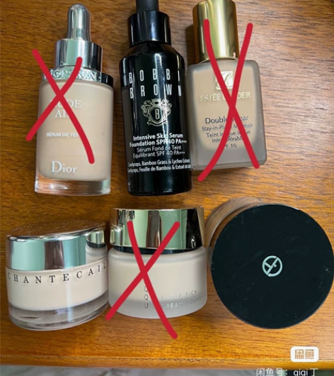 各种大牌粉底,都是98新色号如图,自行功课...