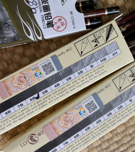 老人头素描铅笔 2h 6b 8b 美术集训...