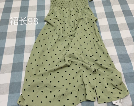 【清衣柜】CAREMIND薄荷绿波点长裙 ...