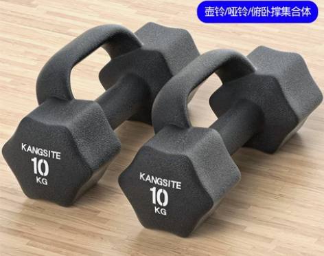 康斯特 六角哑铃男士健身家用壶铃女 俯卧撑...
