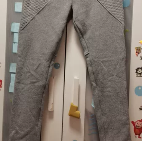 韩都衣舍，加绒灰色长裤，S码，27码，裤长...