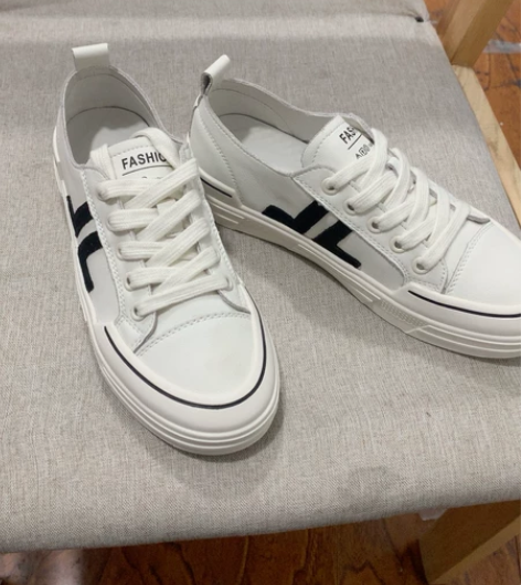 真皮小白鞋2022年新款女鞋秋季鞋子百搭休...