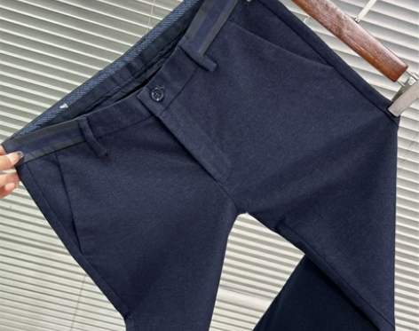 这裤子真心舒服！竹纤维混纺呢料加厚磨毛秋冬...