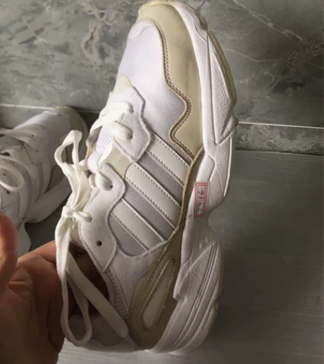 二手正品阿迪轻便透气休闲运动鞋41码 保...