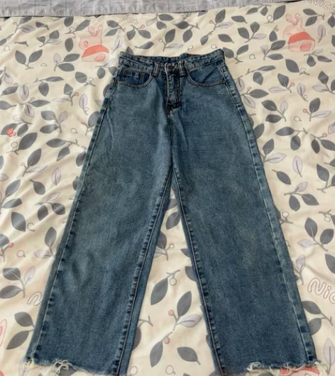 小个子9分牛仔裤长胖了穿不了了 30包邮，...