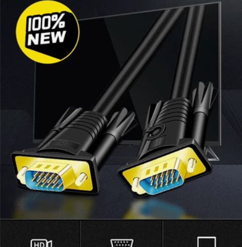 【9.9元包邮】电脑显示器连接线晶华VGA...