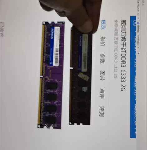 威刚万紫千红DDR3 1333（9）2G内...