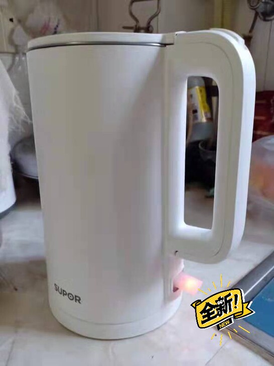 全新苏泊尔电热水壶家用全自动断电烧水壶煮茶...