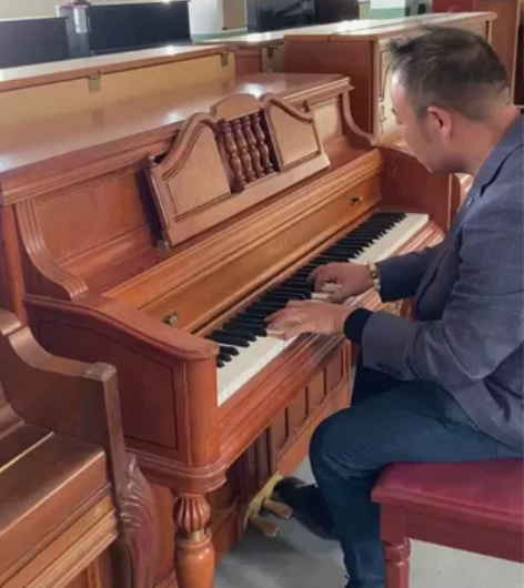 宿迁二手钢琴，蔡集镇二手钢琴厂英昌110大...