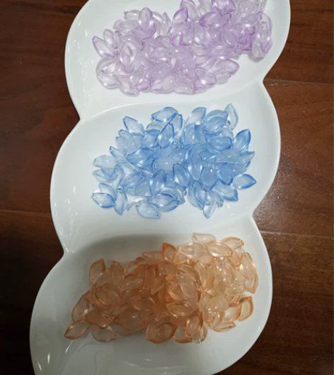 【包邮】捷克琉璃国产琉璃天山雪莲莲花滑板紫...