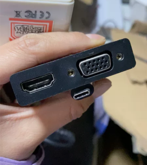 投屏转换器，绿联Type-C扩展坞拓展坞双...