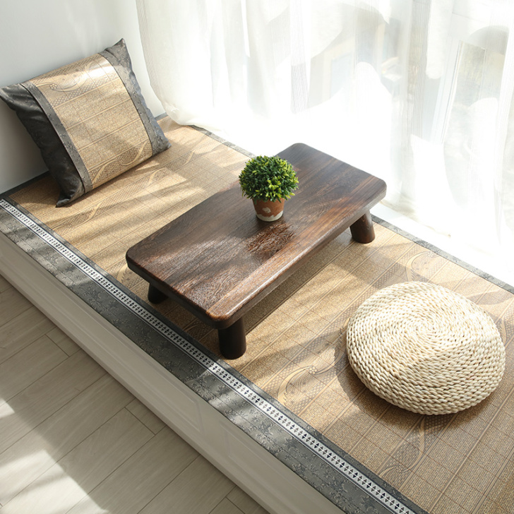 飘窗垫窗台垫夏季凉席榻榻米垫定做通用藤竹坐...