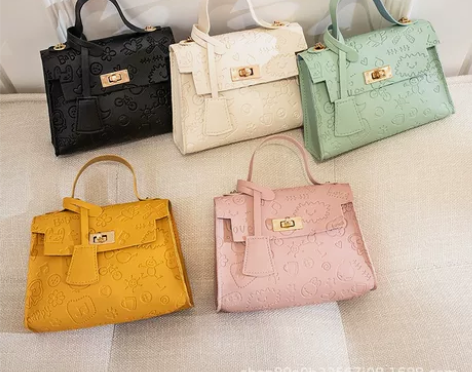 韩版女士单肩包  斜挎小方包时尚包包 五种...