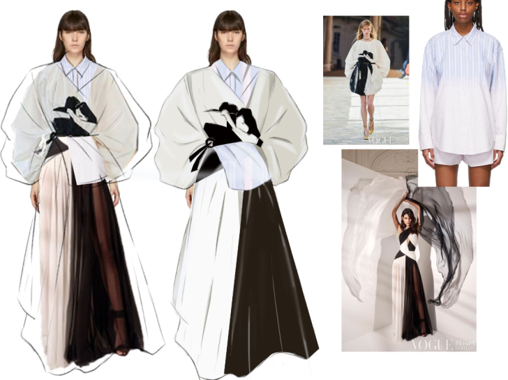 服装设计作品集/灵感版拼贴