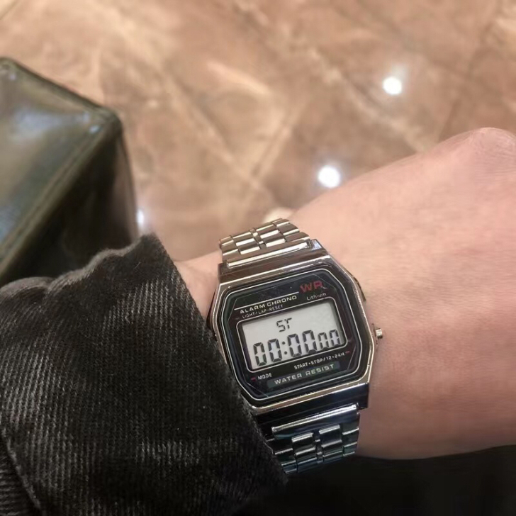 小方块小金块方形复古手表西欧风手表ins网...