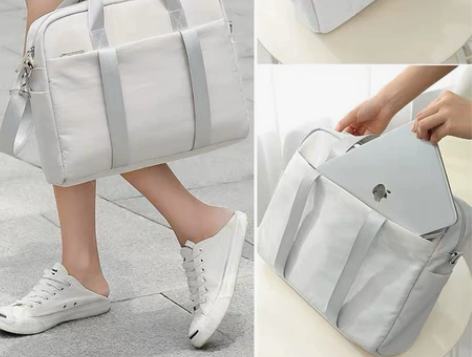 ［科幻］公文包女职业大包新款简约单肩包大容...