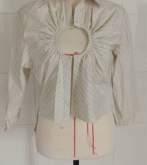 服装设计工艺衬衫（附带电子稿款式图，效果图...