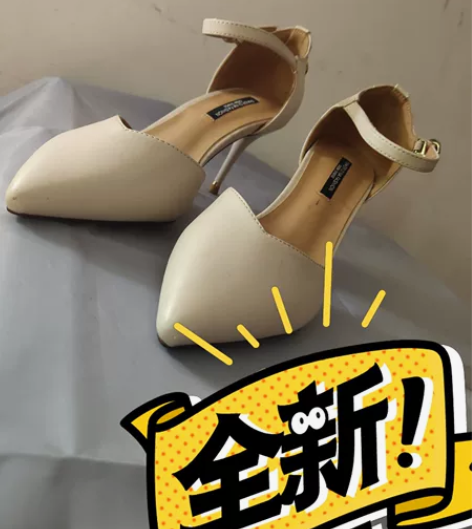 35码细高跟尖头单鞋,全新未穿,实体店12...