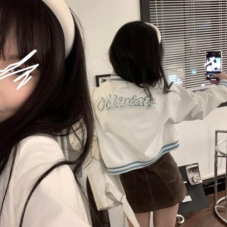 忘一/心动棒球校花 元气纯欲小甜心刺绣奶蓝...