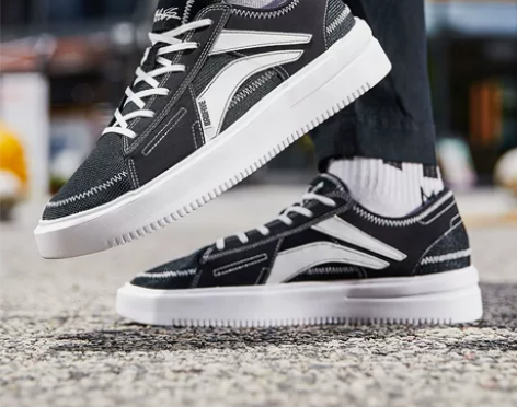 李宁板鞋男鞋秋季新款悟道反伍平板鞋运动鞋男...