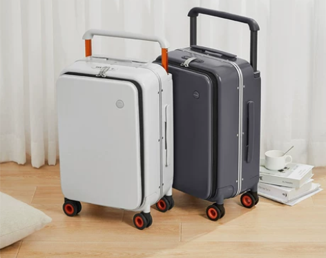 米熙旅行箱 行李箱宽拉杆出差女20寸侧开登...
