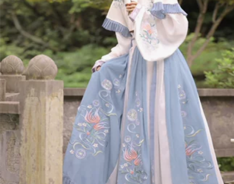 ?玉术正品汉服女妙菡原创晋制齐腰交领襦裙夏...