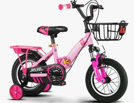 凤凰儿童自行车女孩男孩2-3-4-6-7-...