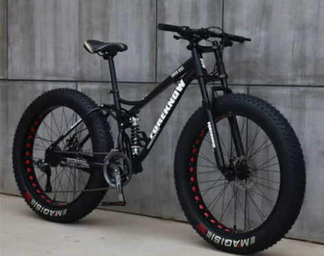 山地自行车单车成人越野车沙滩雪地车4.0大...