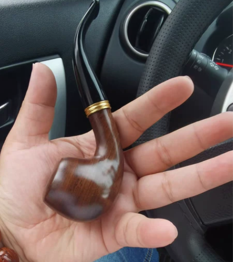 摩尔烟斗男士实木全套黑檀木烟袋锅烟斗专用配...