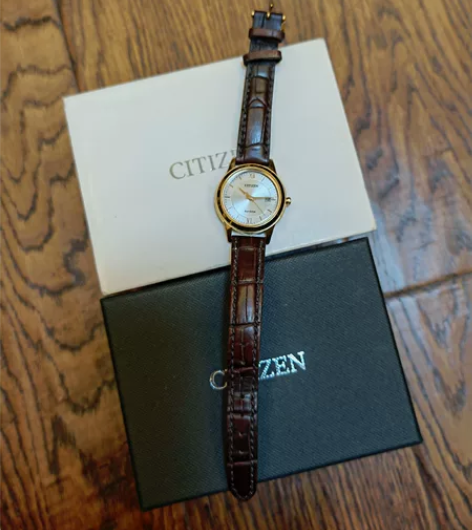 西铁城citizen光动能女表 专柜170...