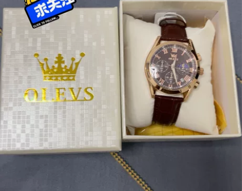 olevs手表，不是机械表。不退不换。 感...