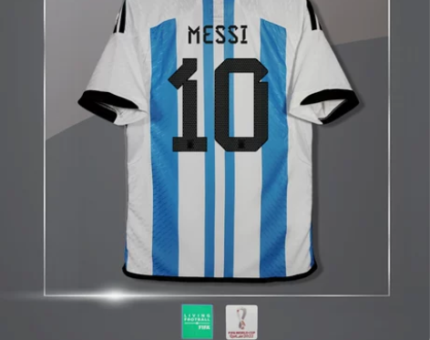 阿根廷主场球衣球员版2022卡塔尔球迷版迪...