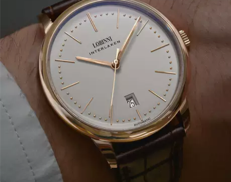 罗宾尼品牌官方正品手表男士全自动机械表皮带...