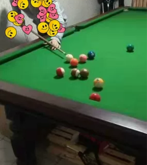 星牌台球桌杆架球杆6支球 感兴趣的话点“我...
