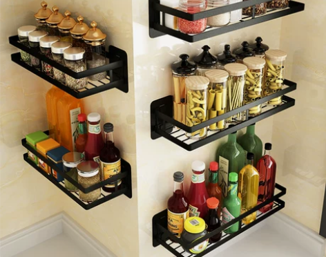 【狂欢价】俞唐不锈钢厨房置物架调料调味多功...