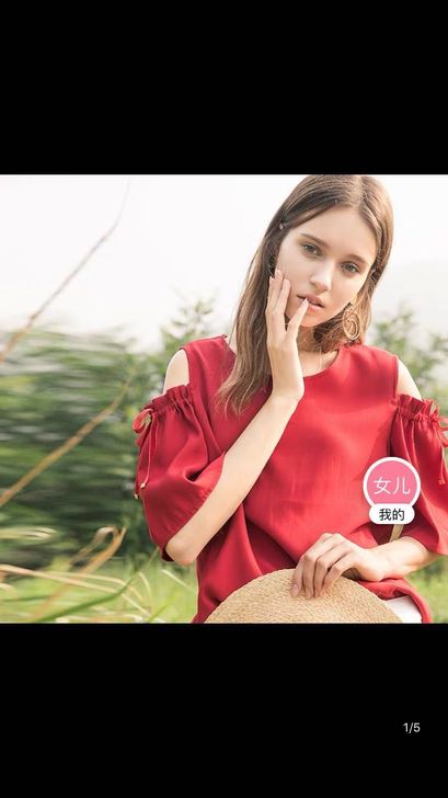 红袖专柜正品雪纺衫