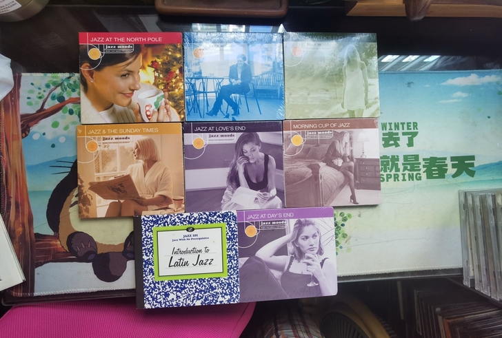 原版原装美国产爵士乐专辑CD一套8张，全新...