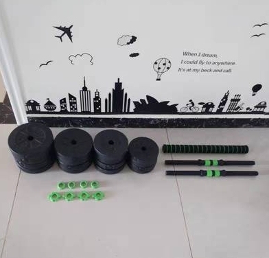 【清仓包邮】家用环保静音材质哑铃专业肌肉训...