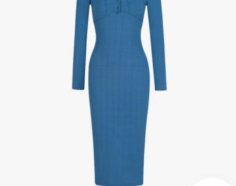 ?ITSNIKAR性感V领蕾丝吊带针织包臀...