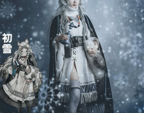 火花动漫 《明日方舟》初雪Cosplay女...