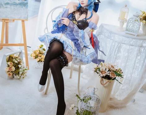 原神cosplay 甘雨cos服女 女仆装...