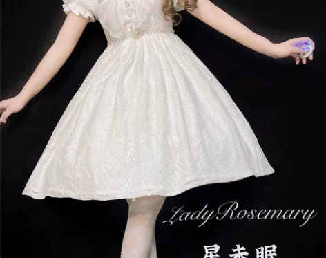 星未眠lolita 仅试穿  送珍珠腰带 ...