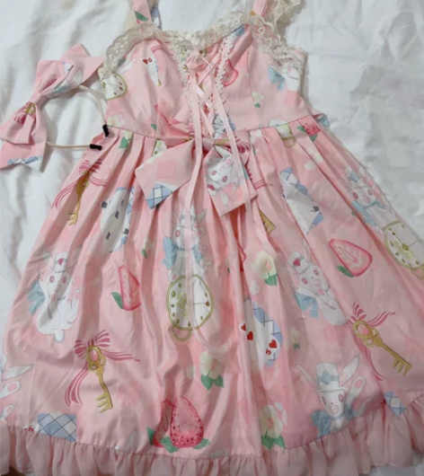 甜款 牌子织锦园家的洛丽塔jsk 吊牌在...