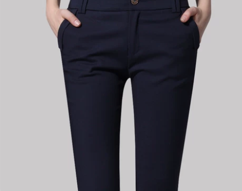 【618狂欢价】春妮芬西装裤女夏小脚裤女铅...