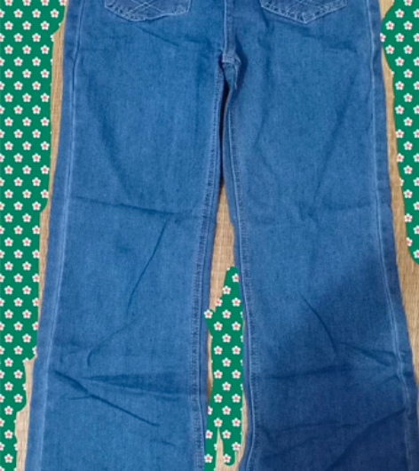 复古牛仔裤女2022秋季新款港风高腰直筒裤...