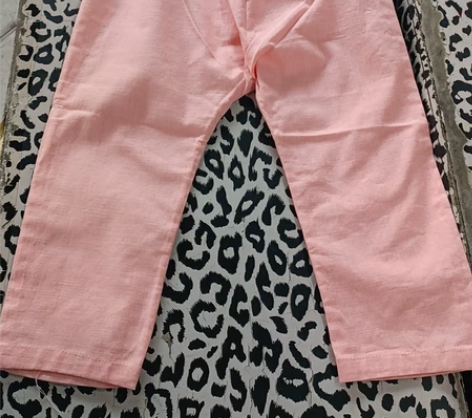 棉麻休闲裤 粉色90/100/110/12...