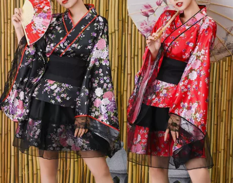 日式cosplay动漫古装日系可爱少女风改...
