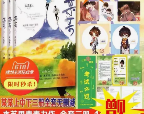 正版图书某某小说全套未删减正版全三册木苏